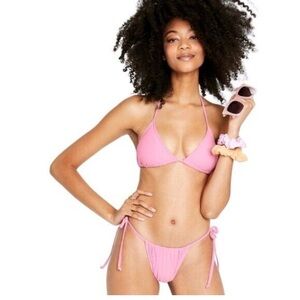 Stoney Clover Lane x Target pink bikini. Pale pink size medium